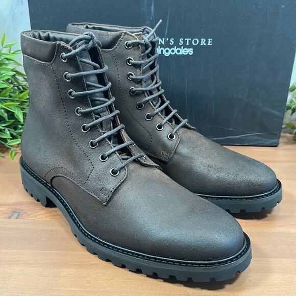 The Men's Store at Bloomingdale's Men's Plain Toe Boots Size 8.5 - Picture 3 of 10